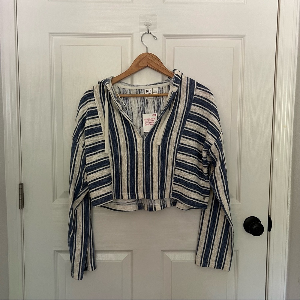 Roxy hoodie beach vibes crop top